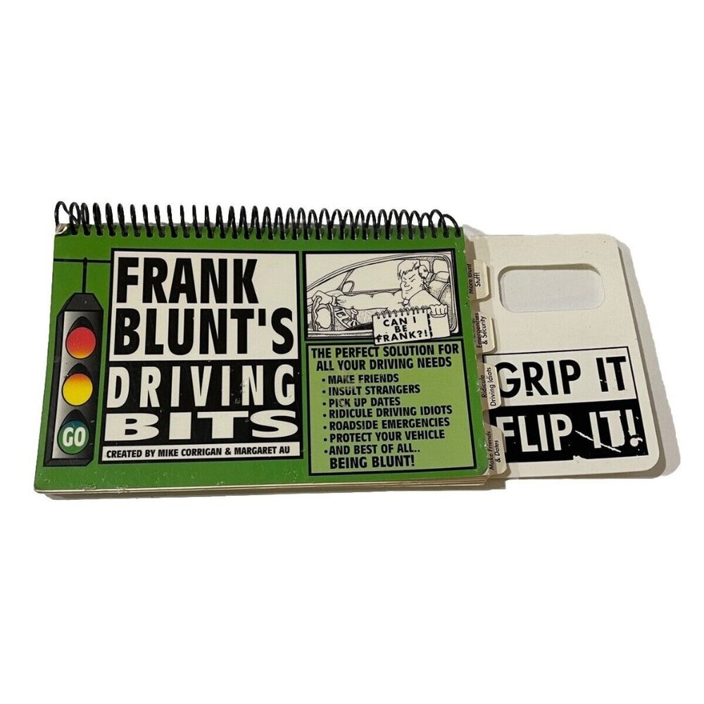 Frank Blunt's Driving Bits Griffith Novelty Gift Humorous Rush Hour Vintage OOP